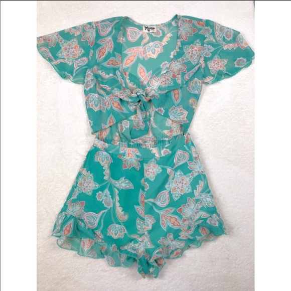Show Me Your Mumu Riviera Romper Size XS - Picture 4 of 4